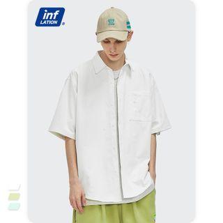 Embossed Short-sleeve Shirt