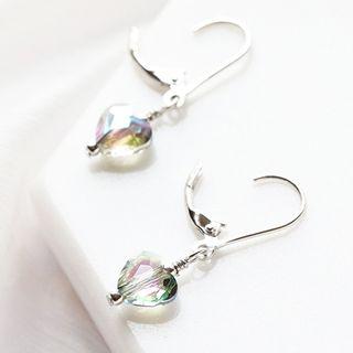 Heart Stone Huggy Earring
