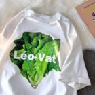 Short-sleeve Vegetable Print T-shirt