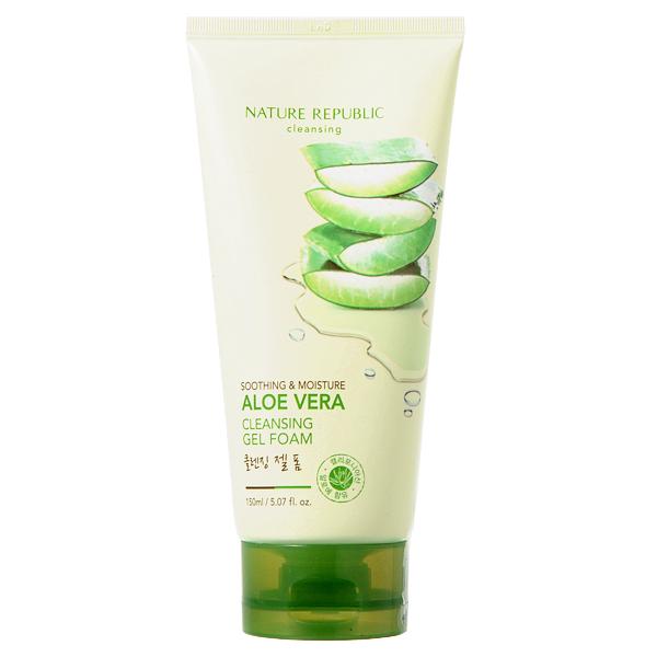 Nature Republic - Soothing & Moisture Aloe Vera Cleansing Gel Foam 150ml/5.07oz