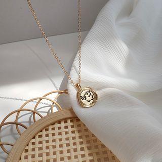 Elephant Necklace 1 Pc - Gold - One Size