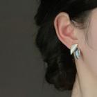 Leaf Glaze Alloy Earring 1 Pair - Gold - One Size