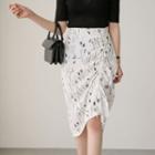 Shirred Pattern Skirt