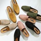 Low-heel Stitched Mules
