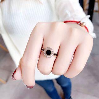 Hoop Rhinestone Ring