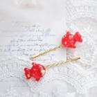Goldfish Hair Pin Red - One Size