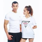 Print Short-sleeve Elastic T-shirt