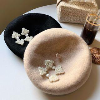 Faux Peach Beret