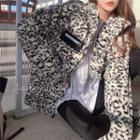Leopard Print Zip Jacket / Leggings