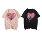 Short Sleeve Devil Print T-shirt