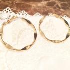 Hoop Earring 1 Pair - Classic Earrings - Gold - 4.5cm