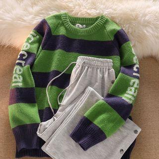 Lettering Sweater / Sweatpants