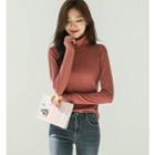 Turtleneck Soft-touch Top