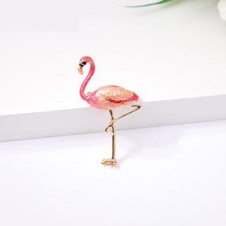 Flamingo Brooch 443 - Birds - One Size