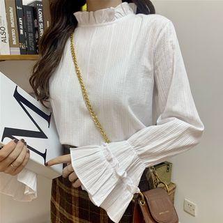 Long-sleeve Top / Vest / Midi Skirt