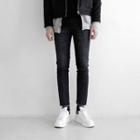Frau-hem Straight-cut Jeans