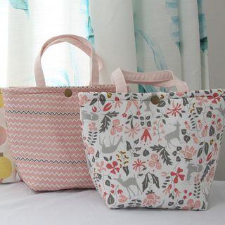 Patterned Insulated Lunch Bag