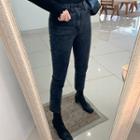 Fleece-line Slim-fit Jeans