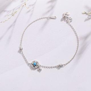 Turquoise Sterling Silver Bracelet Turquoise - Silver - One Size