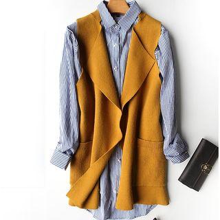 Lapel Knit Vest