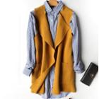Lapel Knit Vest