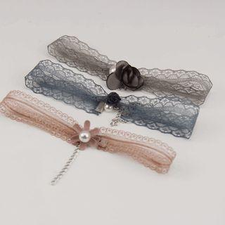 Lace Beaded Choker