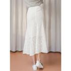 Lace Long Flare Skirt