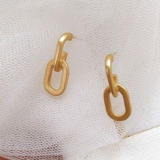 Alloy Chunky Chain Dangle Earring 1 Pair - Earring - Gold - One Size