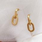 Alloy Chunky Chain Dangle Earring 1 Pair - Earring - Gold - One Size