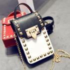 Studded Chain Strap Crossbody Pouch