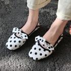 Bow Accent Dotted Flats