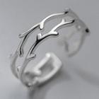 Branches Sterling Silver Ring S925 Sterling Silver - 1 Pc - Silver - One Size