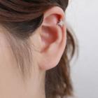 Star Sterling Silver Ear Clip Clip On Earring - One Size