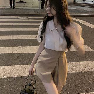 Short-sleeve Shirt / Mini Skort
