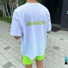 Neon Sign Printed T-shirt