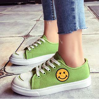 Smile Canvas Sneakers