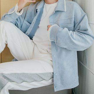 Scallop Edge Shirt Jacket