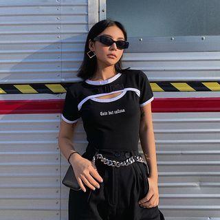 Patchwork Crop T-shirt