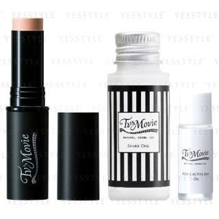 Tv&movie - High Cover And High Moist Limited Set : Stick Foundation (pink) + Shake One + Oil 1 Set