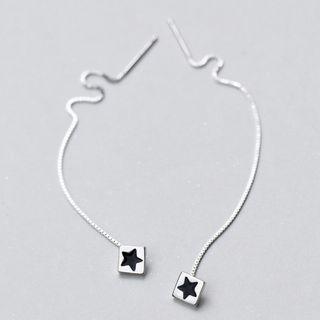 925 Sterling Silver Star Threader Earring