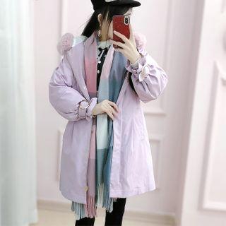 Fluffy Trim Parka
