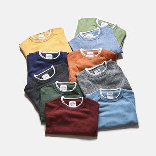 Piped Long-sleeve Sweatshirt