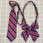 Striped Bow Tie / Necktie