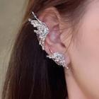 Irregular Alloy Cuff Earring 1 Pc - Silver Needle - Left Side - Silver - One Size