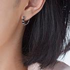 Stainless Steel Hoop Earring 588 - 1 Pair - Earring - One Size