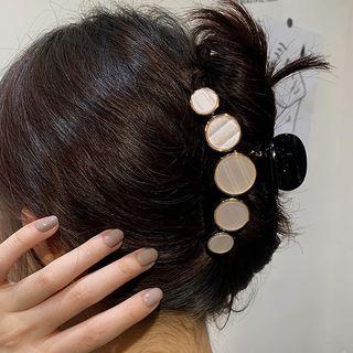 Resin Disc Alloy Hair Clamp