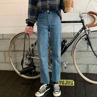 Cropped Shift Jeans
