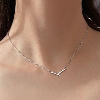 Geometric Pendant Sterling Silver Necklace / Gift Box / Set