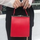 Set: Faux Leather Crossbody Bag + Scarf