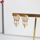 Alloy Dream Catcher Dangle Earring As Shown In Figure - One Size